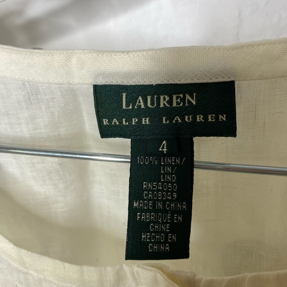 🔥30%OFF🔥RALPH LAUREN BLOUSE SIZE 4 - Picture 4 of 4